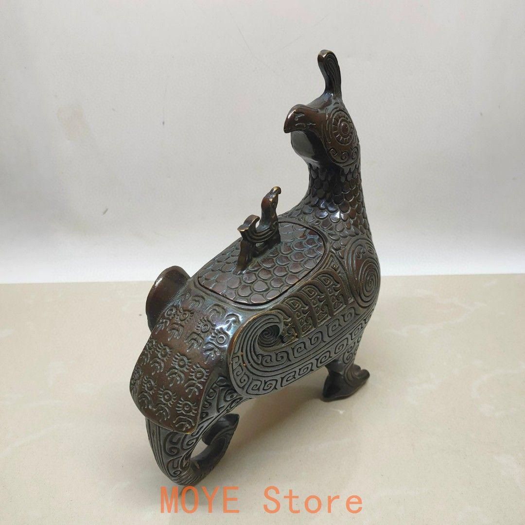 銅器 鳥尊 酒器 装飾品 現代工芸品美術品 置物 銅器 鳥尊 酒器 装飾品 現代工芸品美術品 置物 - メルカリ
