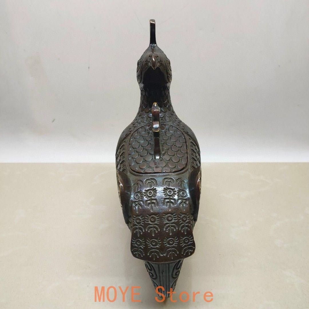 銅器 鳥尊 酒器 装飾品 現代工芸品美術品 置物 - メルカリ
