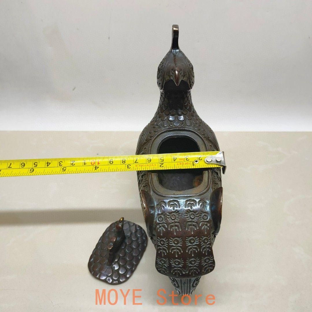 銅器 鳥尊 酒器 装飾品 現代工芸品美術品 置物 - メルカリ