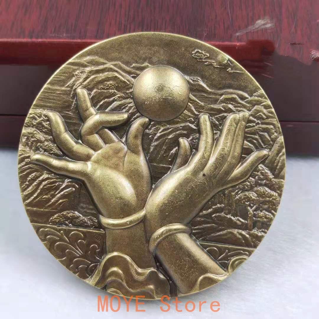 九華山大銅章 銅製品 鎮宅辟邪 開運風水 招財 置物 - メルカリ