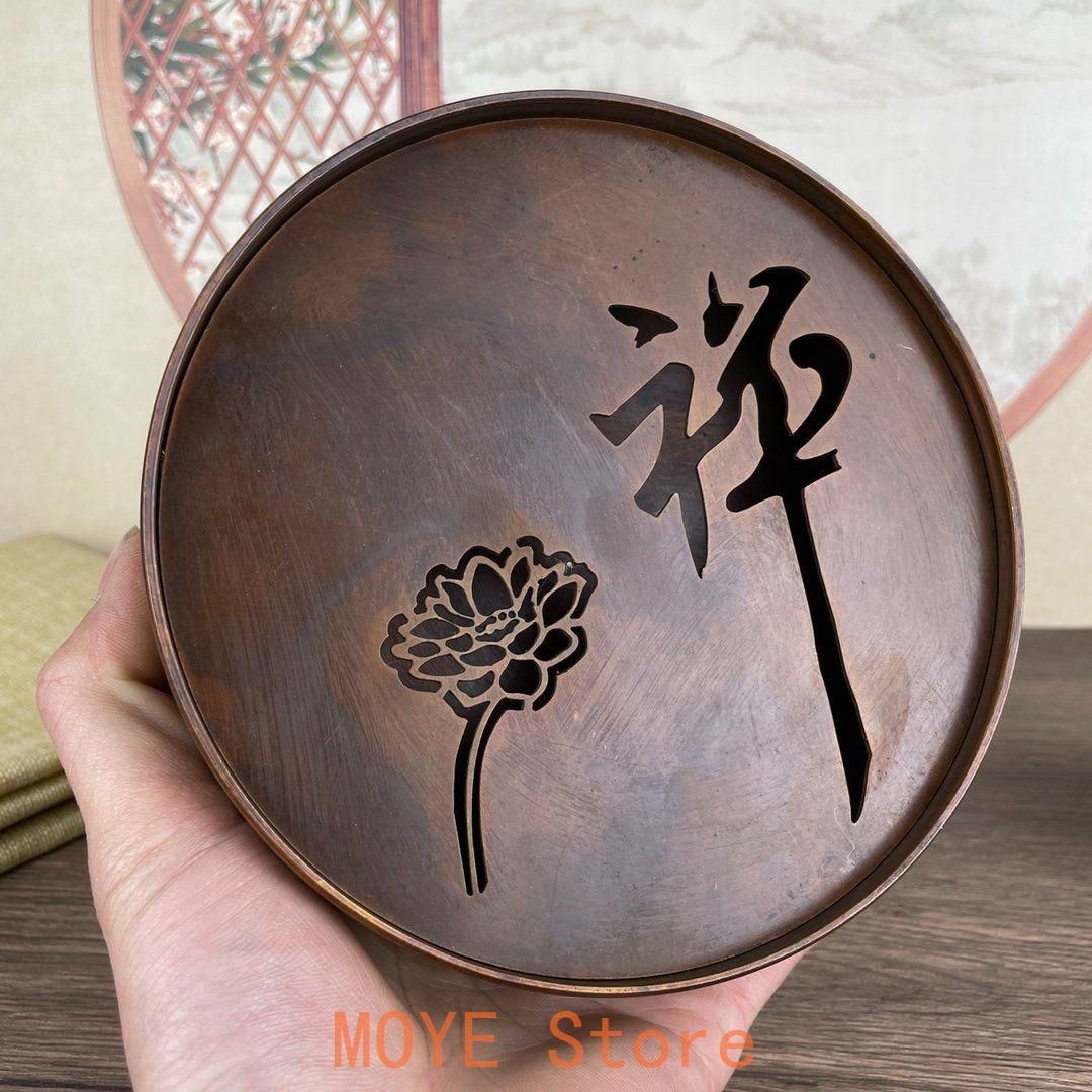 銅器 禅意茶盤 茶託 茶台 工芸品 装飾品 置物 銅器 禅意茶盤 茶託 茶台 工芸品 装飾品 置物 - メルカリ