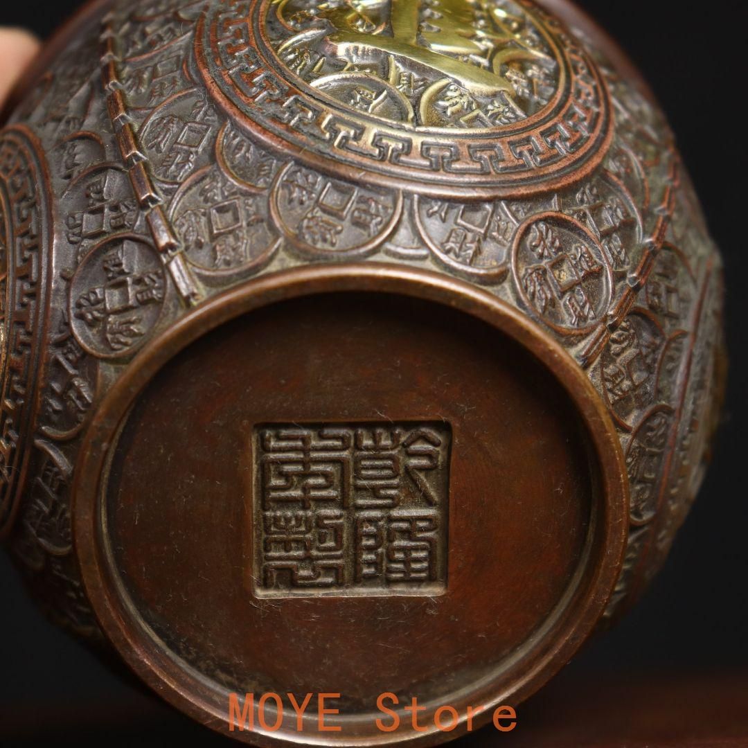 銅器 四天王招財聚宝盆 仏鉢 供養 法器 供盤 装飾品 工芸品 置物 銅器 四天王招財聚宝盆 仏鉢 供養 法器 供盤 装飾品 工芸品 置物