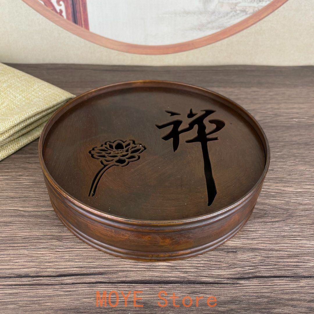 銅器 禅意茶盤 茶託 茶台 工芸品 装飾品 置物 銅器 禅意茶盤 茶託 茶台 工芸品 装飾品 置物 - メルカリ
