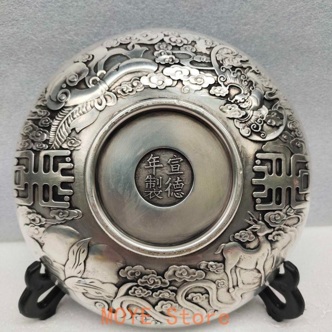 銅 細工 浮彫り祥雲瑞獣麒麟 銅皿銅盤 工芸品 美術品 置物 銅 細工 浮彫り祥雲瑞獣麒麟 銅皿銅盤 工芸品 美術品 置物 - メルカリ