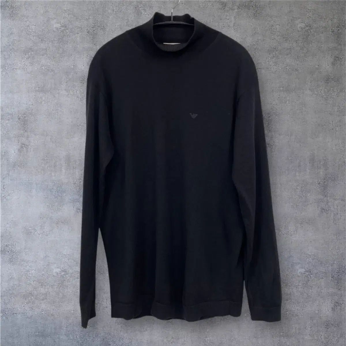 エンポリオアルマーニ Emporio Armani ブラック ハイネック ニット 54