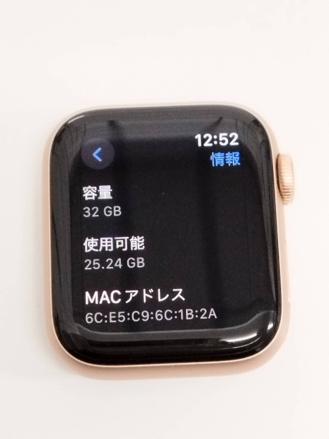 Apple Watch SE 第1世代/GPS/40mm/A2351/ゴールド〈MKQ03J/A〉 (10