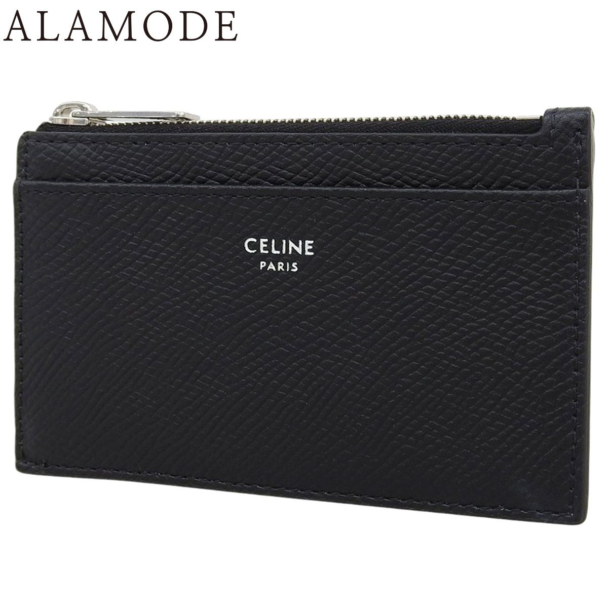 CELINE(セリーヌ) ジップ付きカードホルダー カードケース/パスケース コインケース 小銭入れ グレインド