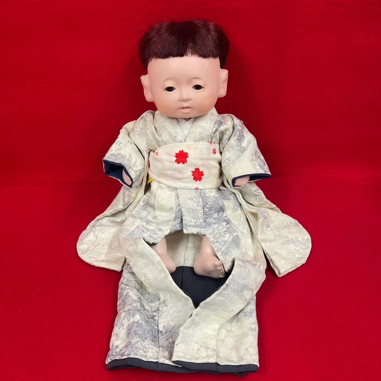 市松人形 お座り人形 抱き人形 男の子 日本人形 J-6 - メルカリ