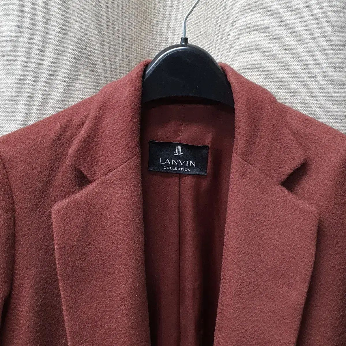 LANVIN ランバン カシミア100 ロング コート ジャケット - メルカリ