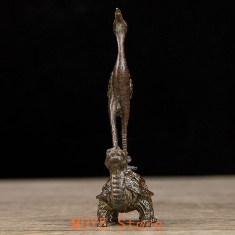 銅 細工 茶道具 香道具 蓋置 置物 長寿亀鶴 銅製 - メルカリ