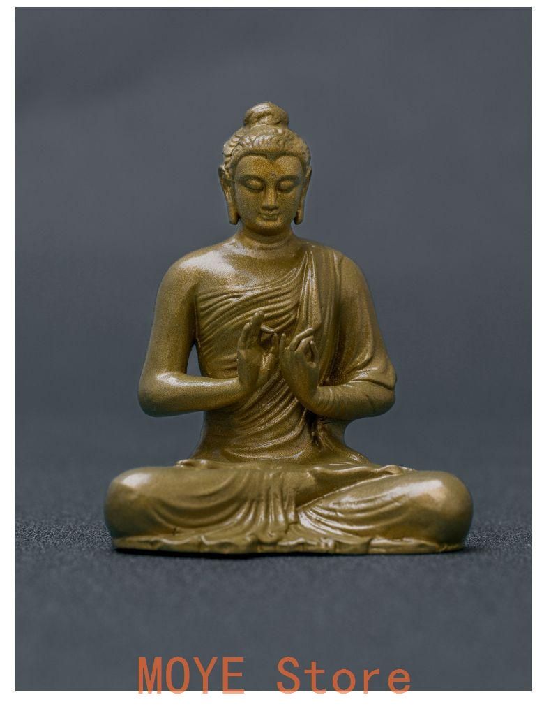 仏教美術 仏像 釈迦牟尼仏様 小仏像 銅 製 銅器 - メルカリ
