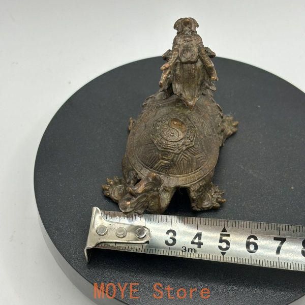 銅細工 竜亀香炉 置物 香道具 装飾品 工芸品 美術品 銅 細工 金銭竜亀 茶道香炉 装飾品 工芸品 置物 銅 細工 茶道具 香道具