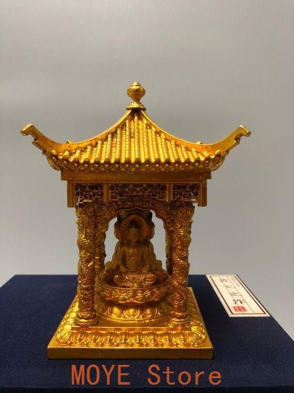 銅制 仏像 活仏済公道済仏像 鎮宅 辟邪 開運 工芸品 置物 仏教美術 四面仏 亭子仏 銅製品 鎮宅辟邪 開運風水 招財 置物 工芸品