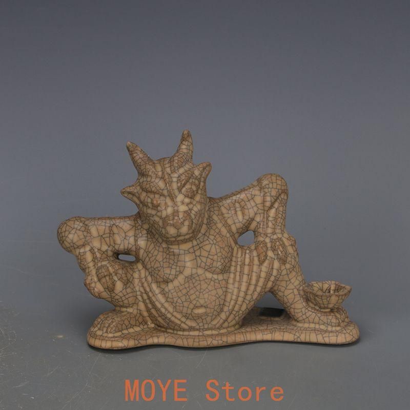 哥窯金糸鉄線神獣熊尊  置物  工芸品  美術品 哥窯金糸鉄線神獣熊尊 置物 工芸品 美術品 【公式通販】