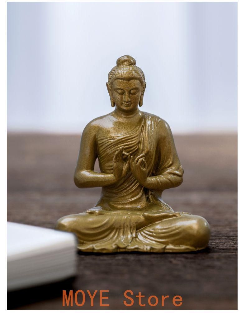 仏教美術 仏像 釈迦牟尼仏様 小仏像 銅 製 銅器 - メルカリ