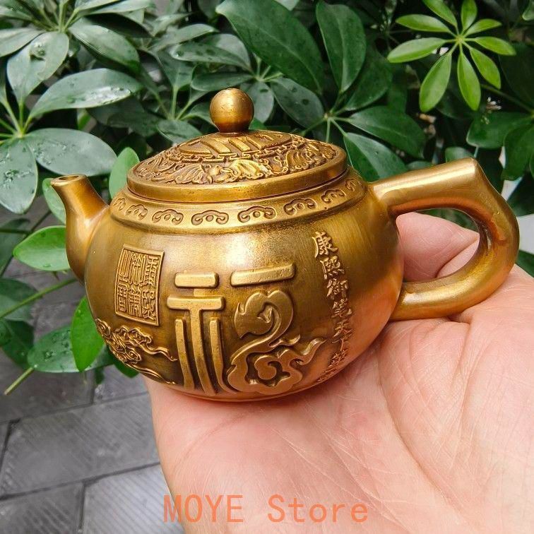 銅製 五牛急須 徳利 煎茶器 装飾品 工芸品 美術品 置物 銅製 五牛急須 徳利 煎茶器 装飾品 工芸品 美術品 置物 銅製 五