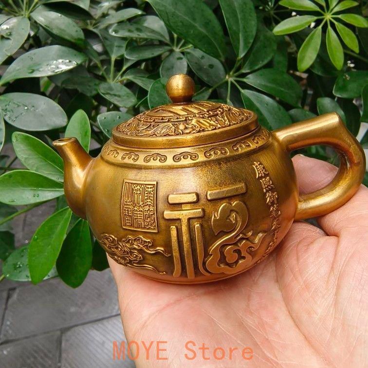 銅製 五牛急須 徳利 煎茶器 装飾品 工芸品 美術品 置物 銅製 五牛急須 徳利 煎茶器 装飾品 工芸品 美術品 置物 銅製 五