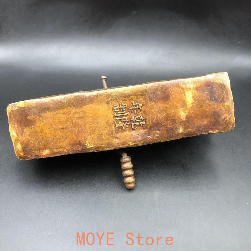 墨斗 虎頭墨斗木工画具 銅器 工芸品 美術品 置物 - メルカリ