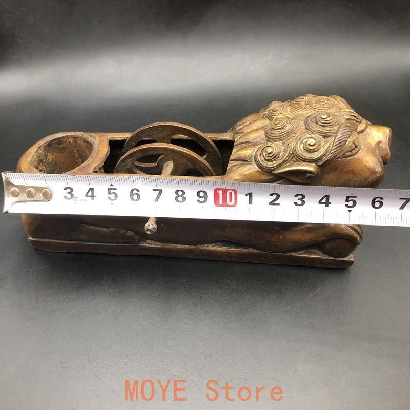 墨斗 虎頭墨斗木工画具 銅器 工芸品 美術品 置物 - メルカリ