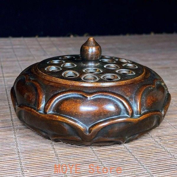 蓮華香炉 銅香炉 茶道具 香道具 仏具 工芸品 置物 - メルカリ