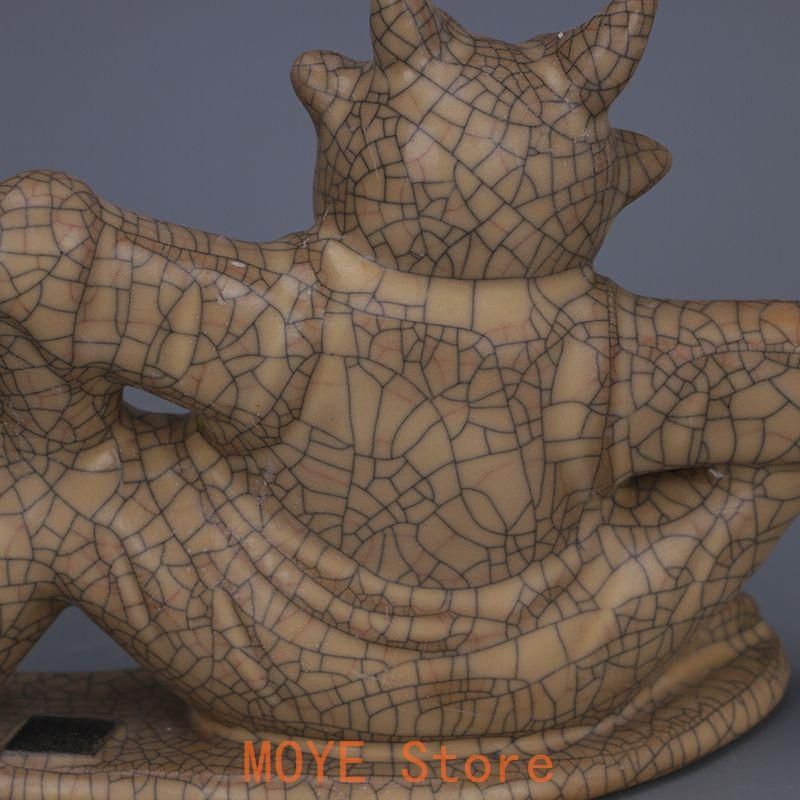 哥窯金糸鉄線神獣熊尊  置物  工芸品  美術品 哥窯金糸鉄線神獣熊尊 置物 工芸品 美術品 哥窯金糸鉄線神獣熊尊 置物