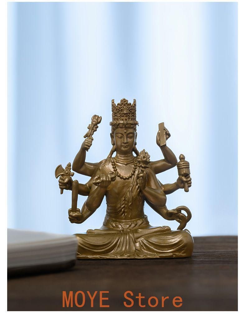 仏教美術 仏像 大随求菩薩 小仏像 銅製 銅器 - メルカリ