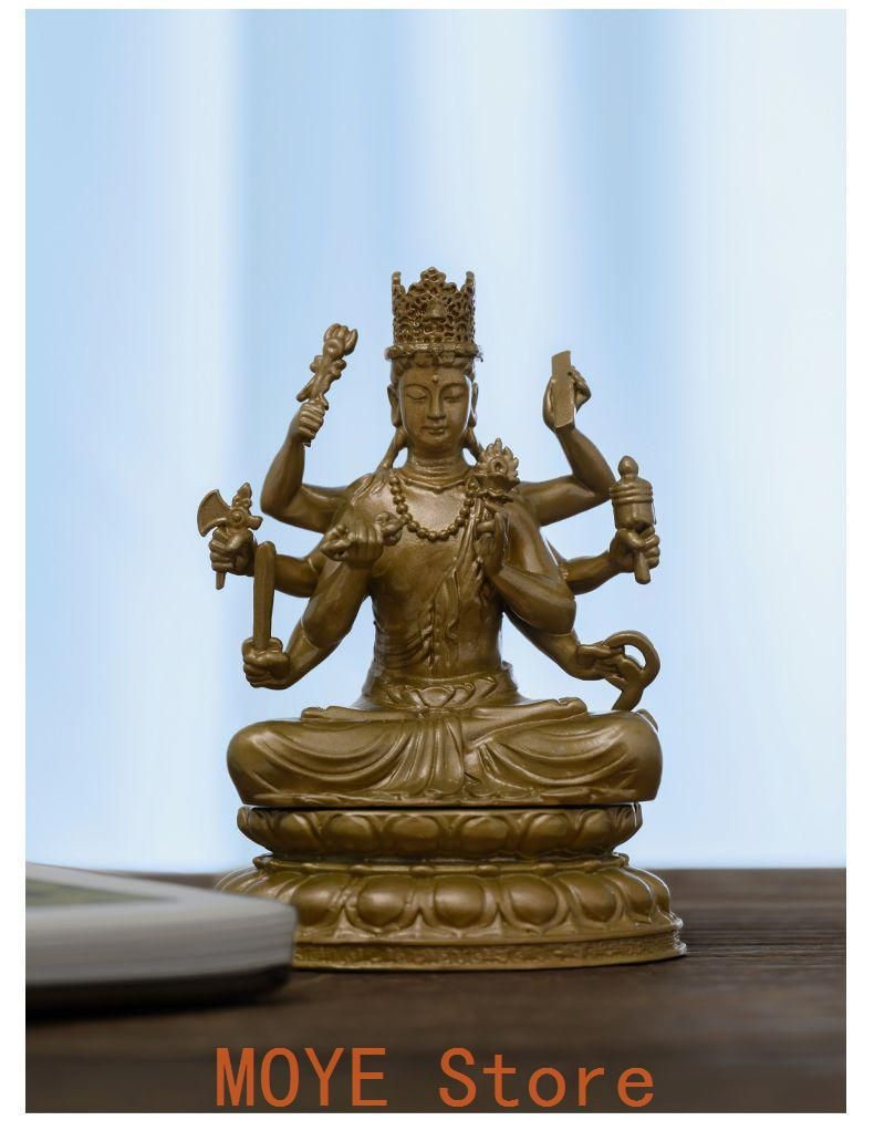 仏教美術 仏像 大随求菩薩 小仏像 銅製 銅器 仏教美術 仏像 大随求菩薩 小仏像 銅製 銅器 - メルカリ