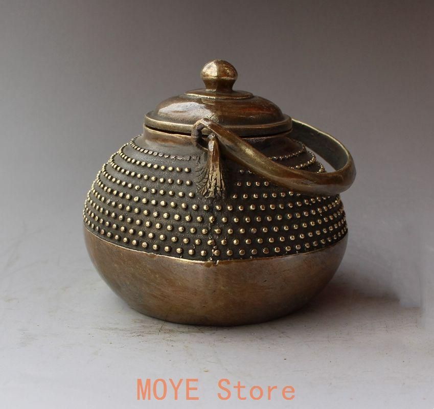 提梁壷 点々真珠茶壺 茶道具 工芸品 美術品 置物 - メルカリ