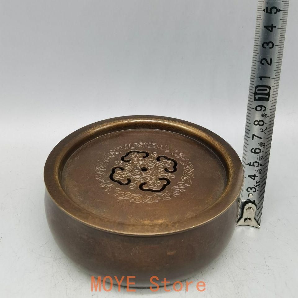 銅 細工 厚重 茶洗 茶道具 工芸品 美術品 置物 【公式通販】