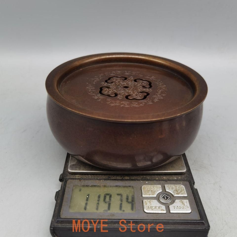 銅 細工 厚重 茶洗 茶道具 工芸品 美術品 置物 【公式通販】