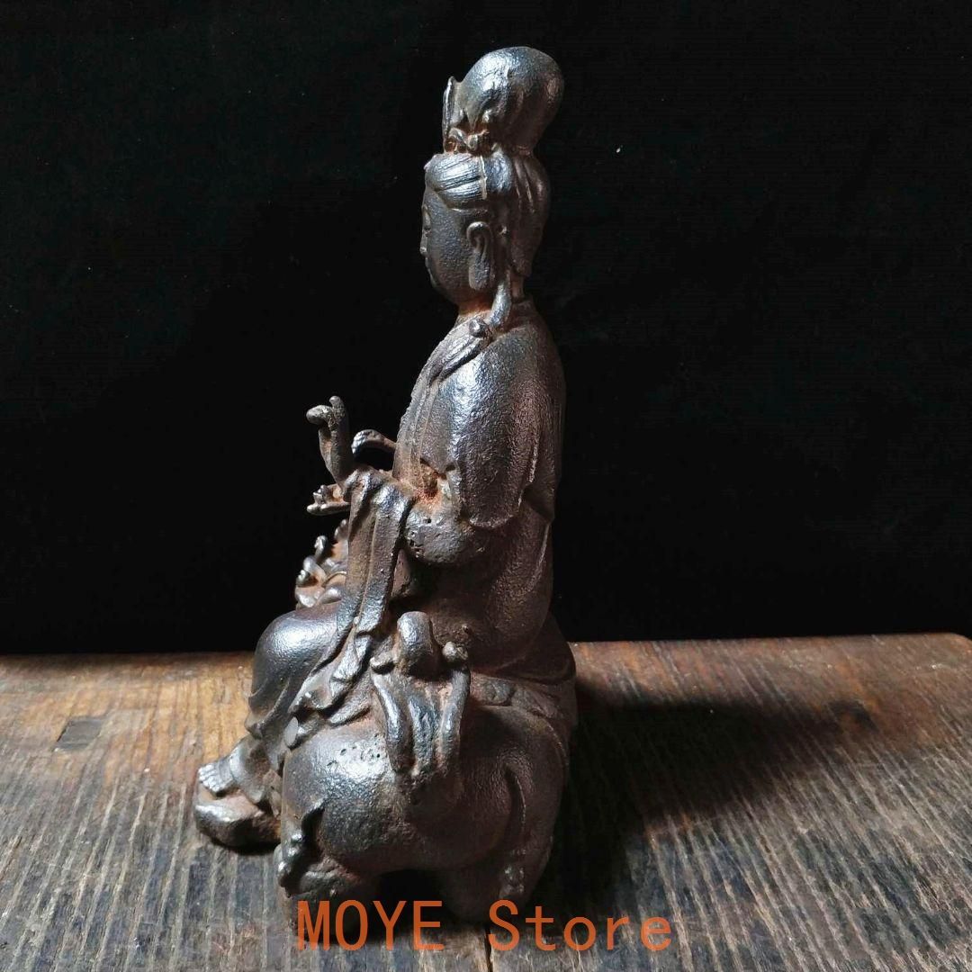 鉄器 鉄仏像 神像 鉄観音 文殊普賢菩薩 仏像 菩薩像 - メルカリ