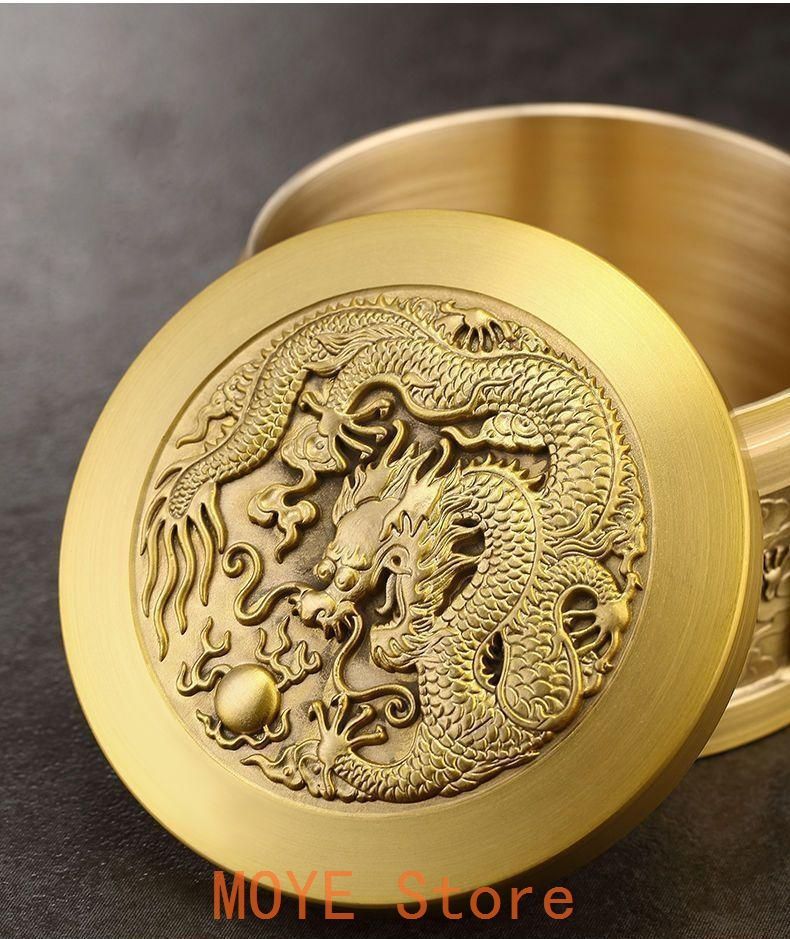 銅 細工 レリーフ竜紋茶壺 茶道具 香道具 工芸品 置物 銅 細工 レリーフ竜紋茶壺 茶道具 香道具 工芸品 置物 - メルカリ