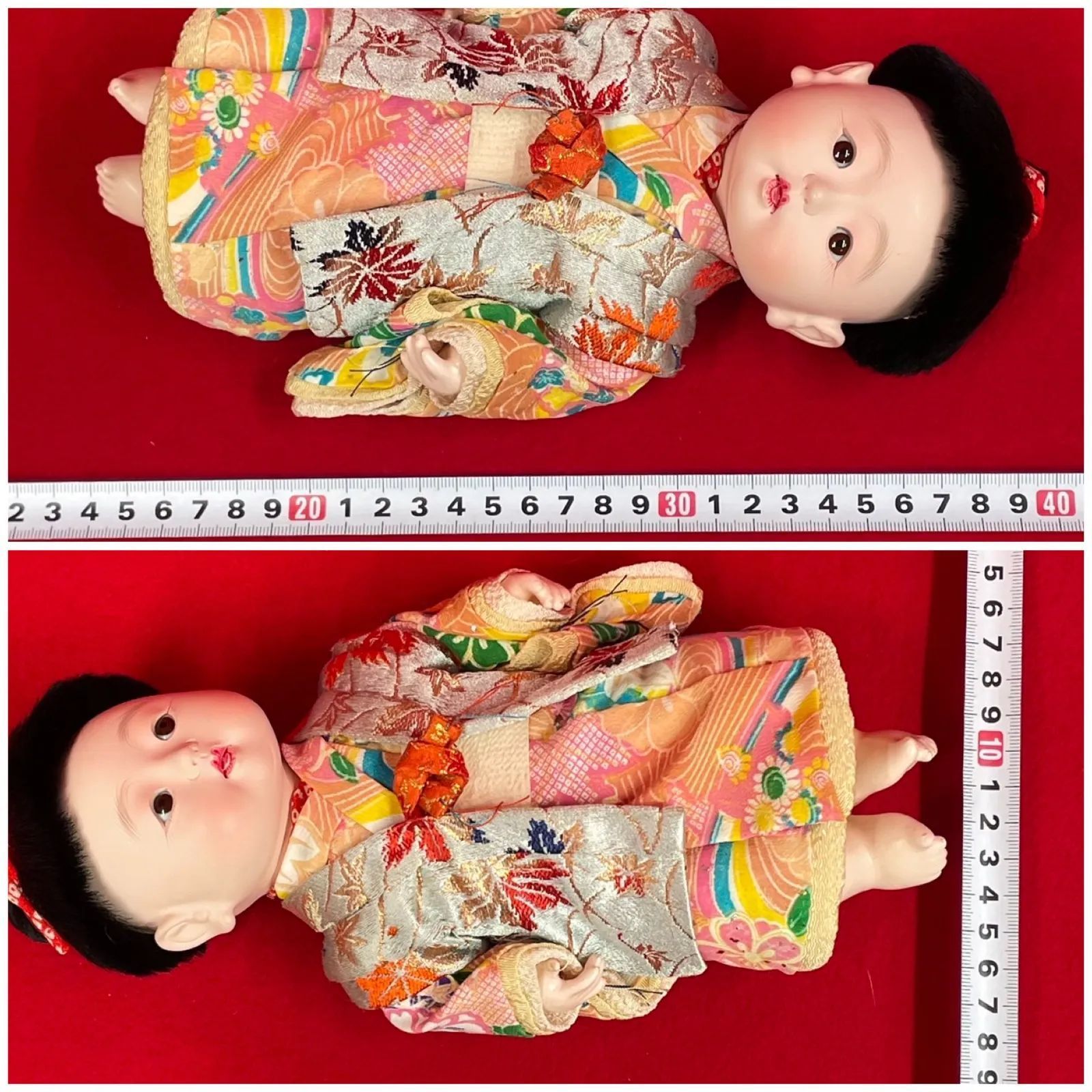 市松人形 お座り人形 抱き人形 女の子 日本人形 N-11 - メルカリ