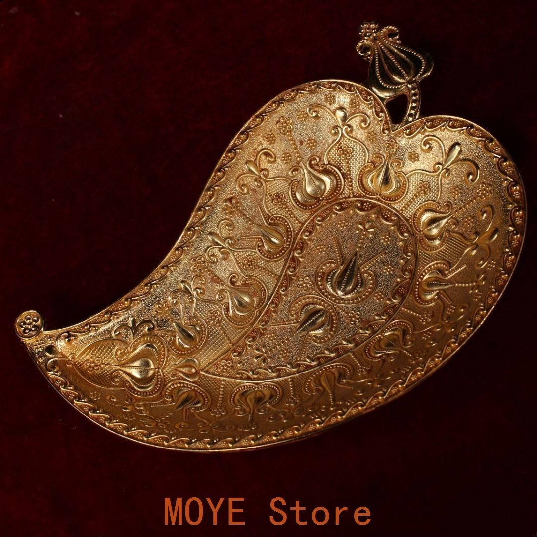 中国美術・金葉皿・純銅微彫・手製・高浮彫・置物・食器・茶器 中国美術・金葉皿・純銅微彫・手製・高浮彫・置物・食器・茶器 - メルカリ