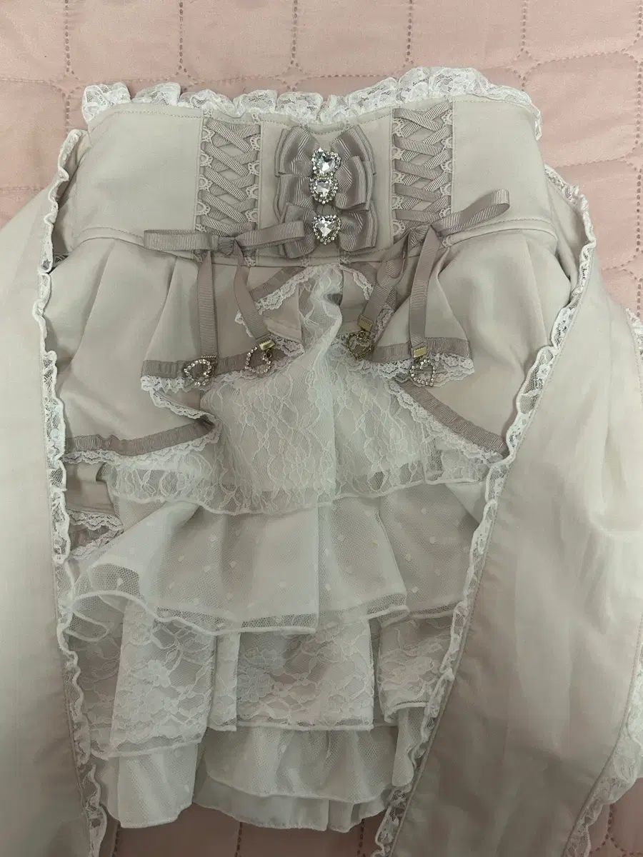 リズリサ(LIZ ファッション LISA) フロント カシュクール ピンク 日傘