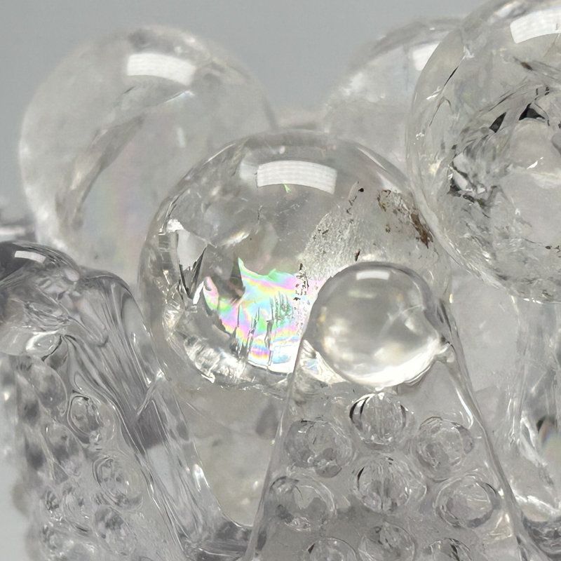 水晶スフィア⭐️虹ギラギラ⭐️クリスタル⭐️天然石⭐️浄化をお求めの方にオススメ⭐️ 水晶スフィア⭐️虹ギラギラ⭐️クリスタル⭐️天然石⭐️浄化をお求めの方