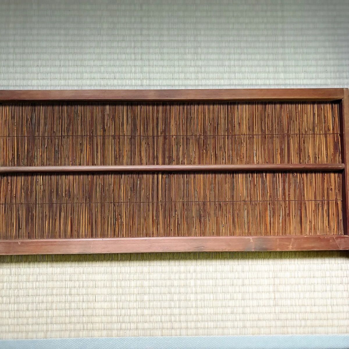 ◇旧家からの古い簾戸、葦戸、夏障子。珍しい小窓用 ◇古道具 骨董品