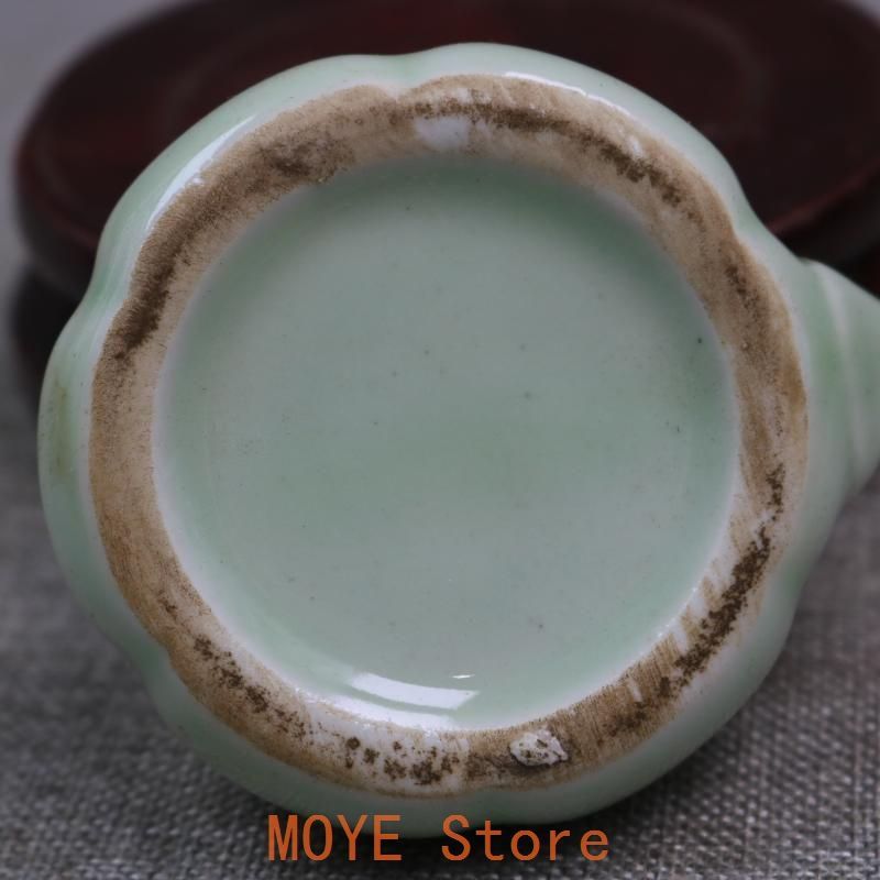 磁器 南瓜硯滴 水滴壺 文房四宝 書道具 文房具 工芸品 美術品 置物