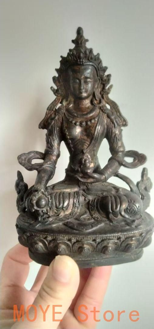 天冠弥勒仏像 地蔵 菩薩 観音 銅製 仏像 彫刻 置物 開運 風水 地蔵 菩薩 観音 銅製 仏像 彫刻 置物 開運 風水 - メルカリ