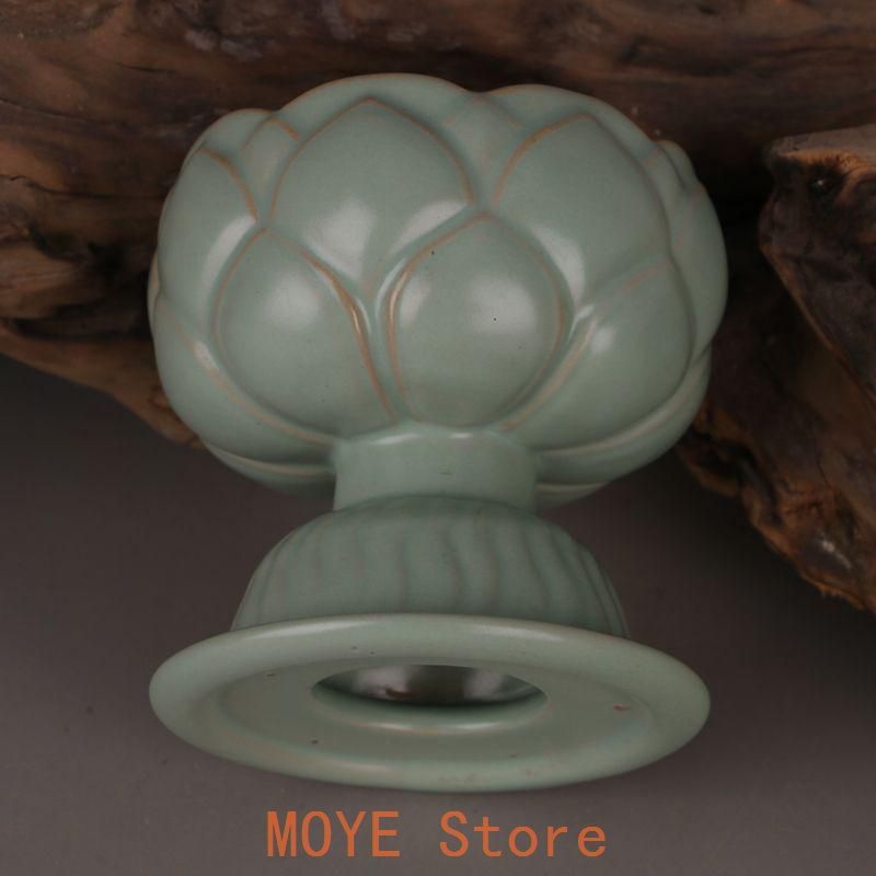 汝窯青釉支釘蓮華香炉 茶道具 香道具 工芸品 美術品 置物 - メルカリ