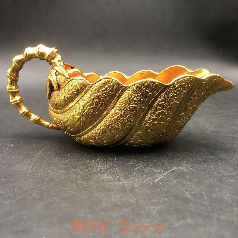 中国古美術 旧蔵 唐代 大唐貞觀款 鍍金銅酒杯 精銅製 小盃 純手作り 鍍金装飾 銅 細工 酒箋 酒杯 大唐貞観杯 現代工芸品 美術品 置物 - メルカリ