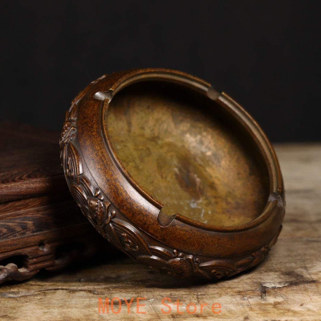 灰皿 リビング 茶室 茶台 香炉 置物 銅器 銅製品 灰皿 リビング 茶室 茶台 香炉 置物 銅器 銅製品 - メルカリ