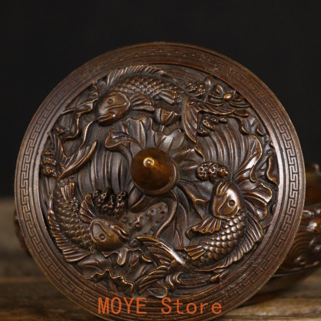 灰皿 リビング 茶室 茶台 香炉 置物 銅器 銅製品 - メルカリ