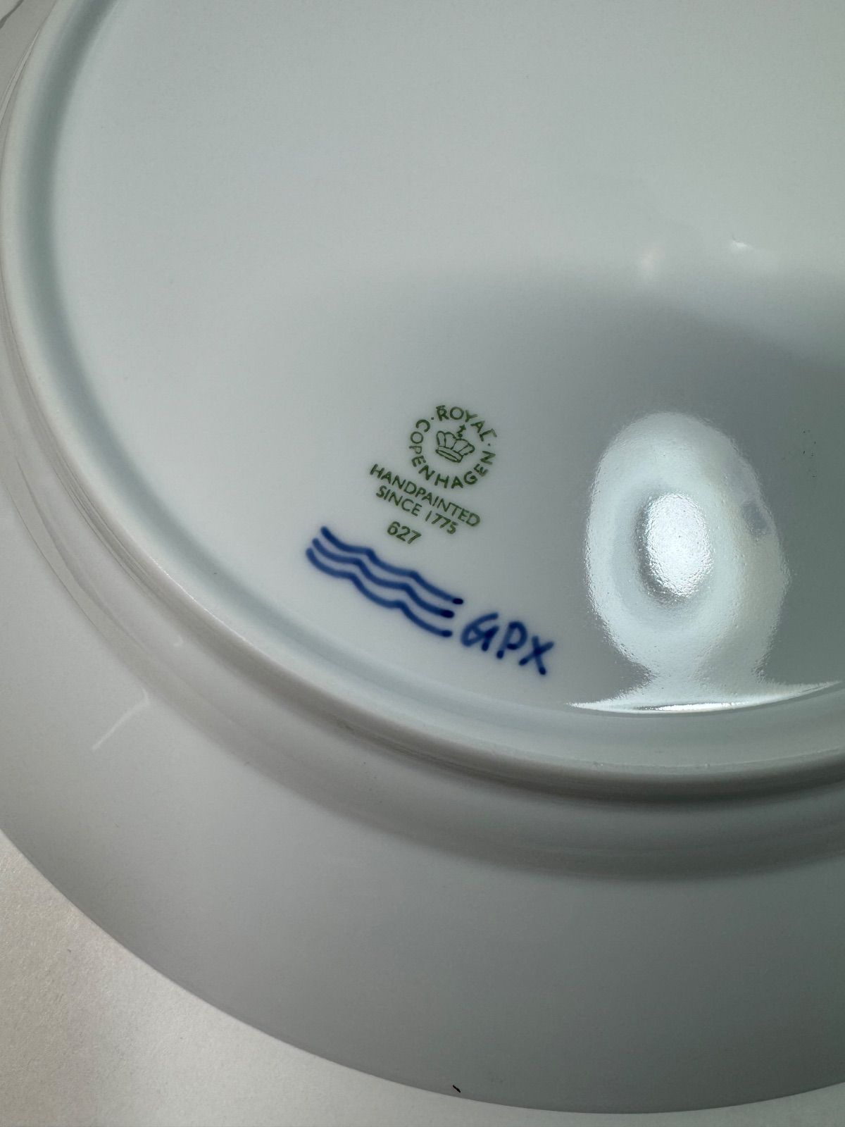 【未使用】ロイヤルコペンハーゲン ブルーフルーテッドプレイン　プレート 27㎝ ブルーフルーテッド プレイン ディーププレート 27cm|ロイヤル