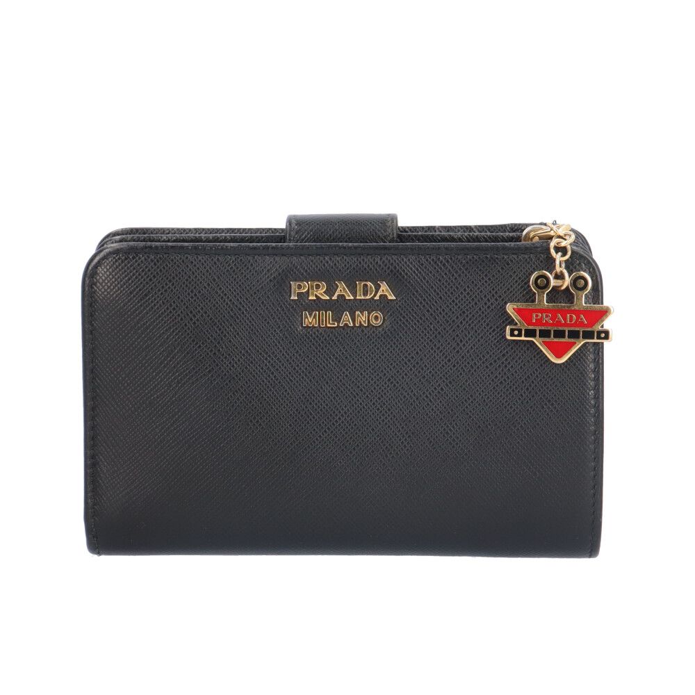 プラダ サフィアーノ 二つ折り財布 レザー 1ML225 レディース PRADA