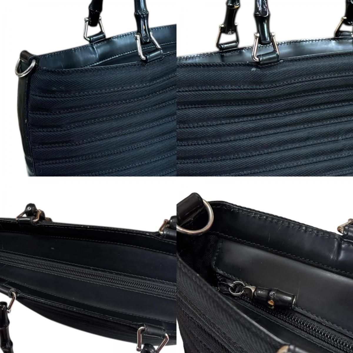 グッチ バンブー ショルダーバッグ 購入 キャンバス 000・1705・0588