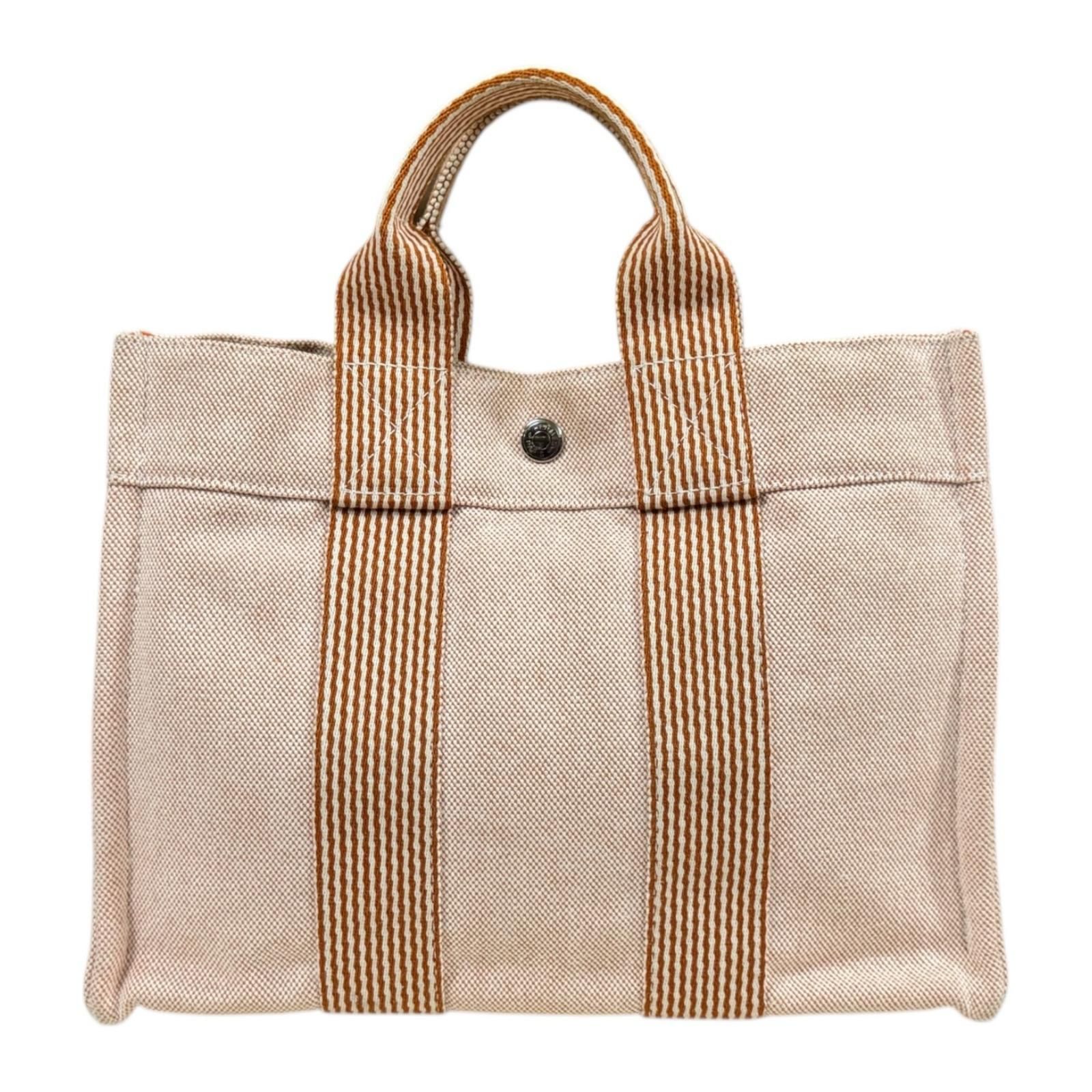 エルメス　ニューフールトゥ　オレンジ　角スレなし　クリーニング済み エルメス ニューフールトゥ オレンジ 角スレなし クリーニング済み