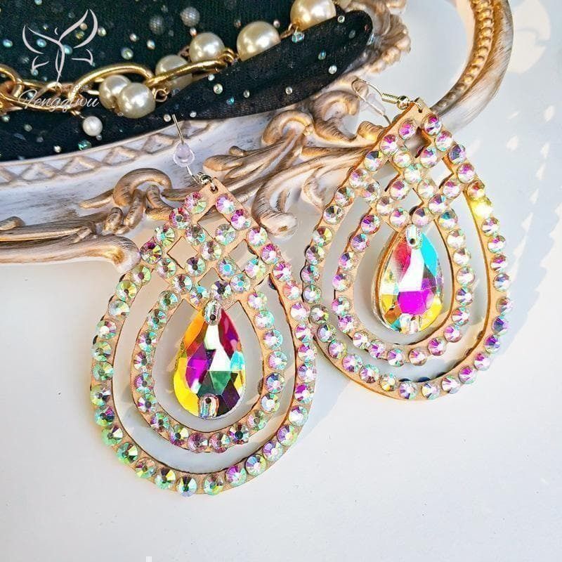 ピアス　社交ダンス☆ベリーダンス ラインストーン付きダンスピアス 社交ダンス ベリーダンス 902 美しい