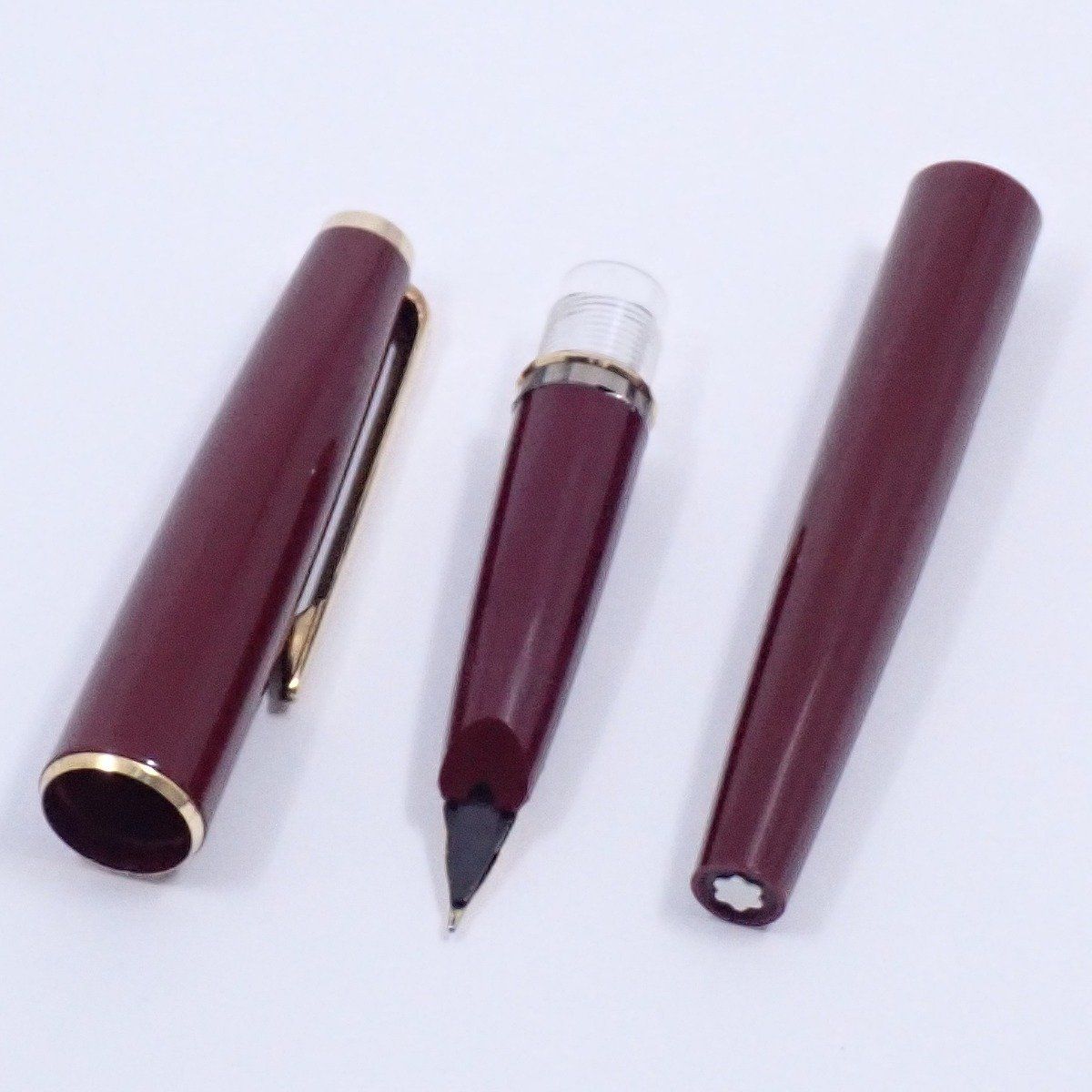 MONTBLANC モンブラン 14Kペン先 万年筆 ボルドー×ゴールド【いおき