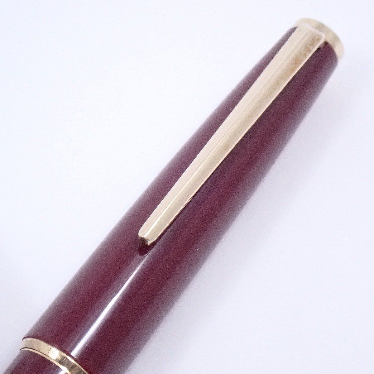 MONTBLANC モンブラン 14Kペン先 万年筆 ボルドー×ゴールド【いおき